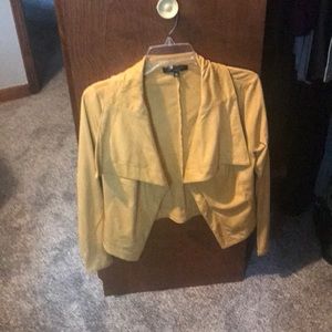 Faux suede jacket